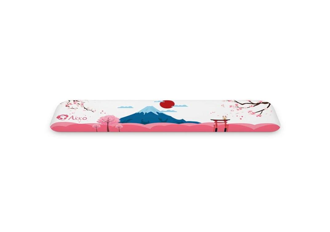 

Akko Mount Fuji Sakurarest Keyboard Hand Cherry Pink Mouse Wrist Support Palm Rest for 87108 Keys S2776971, Red