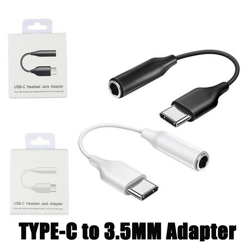 

Type-C USB-C male to 3.5mm Earphone Cable Adapter AUX Audio Headset Female Jack for Samsung Note 10 20 S20 Ultar S21 Galaxy Z Fold 2 Flip Plus Smart Phone