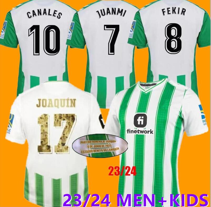 

real Betis soccer Jerseys 2023 2024 FEKIR Forever Green HOME Manga Corta JOAQUIN B.Iglesias camiseta de futbol Juanmi ESTADIO LA CARTUJA special-edition SHIRTS, 23/24