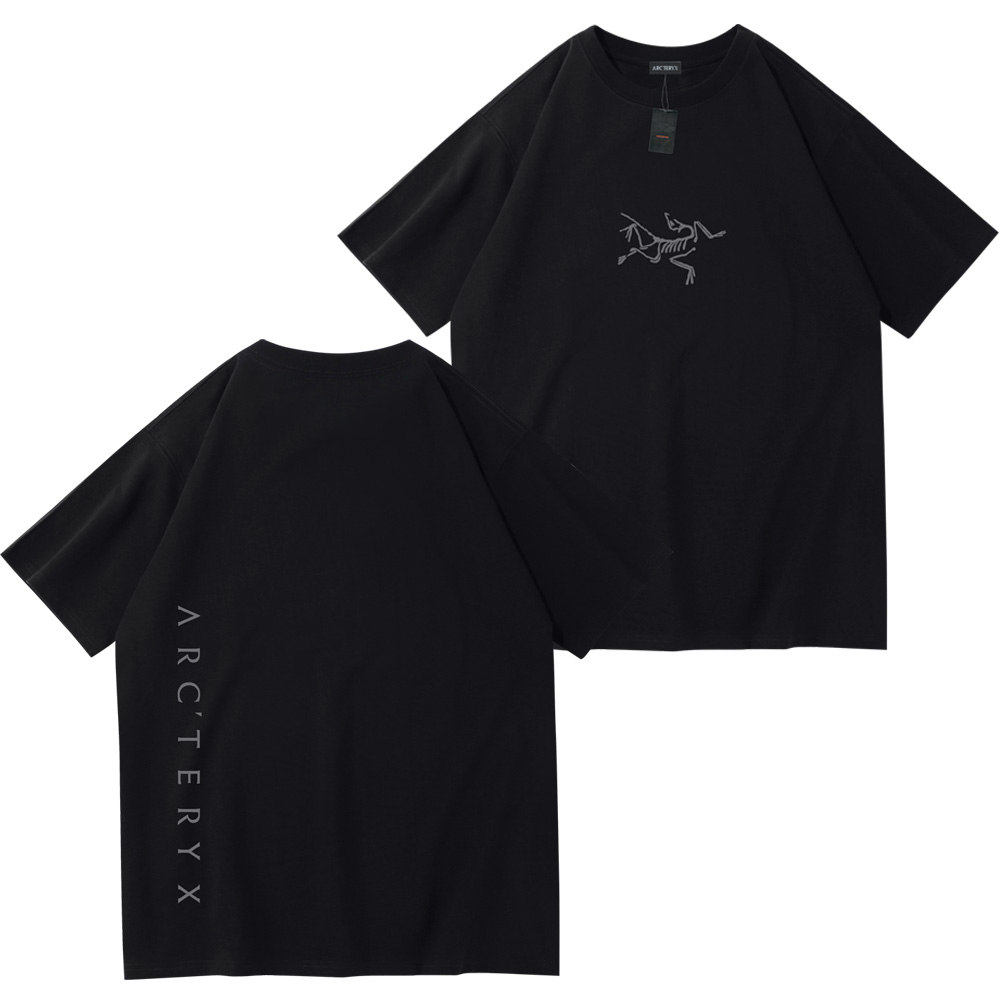 

New ARC'TERYX T shirt simple letter logo loose short sleeved White Black green ARCTERYX T-shirt DX 032