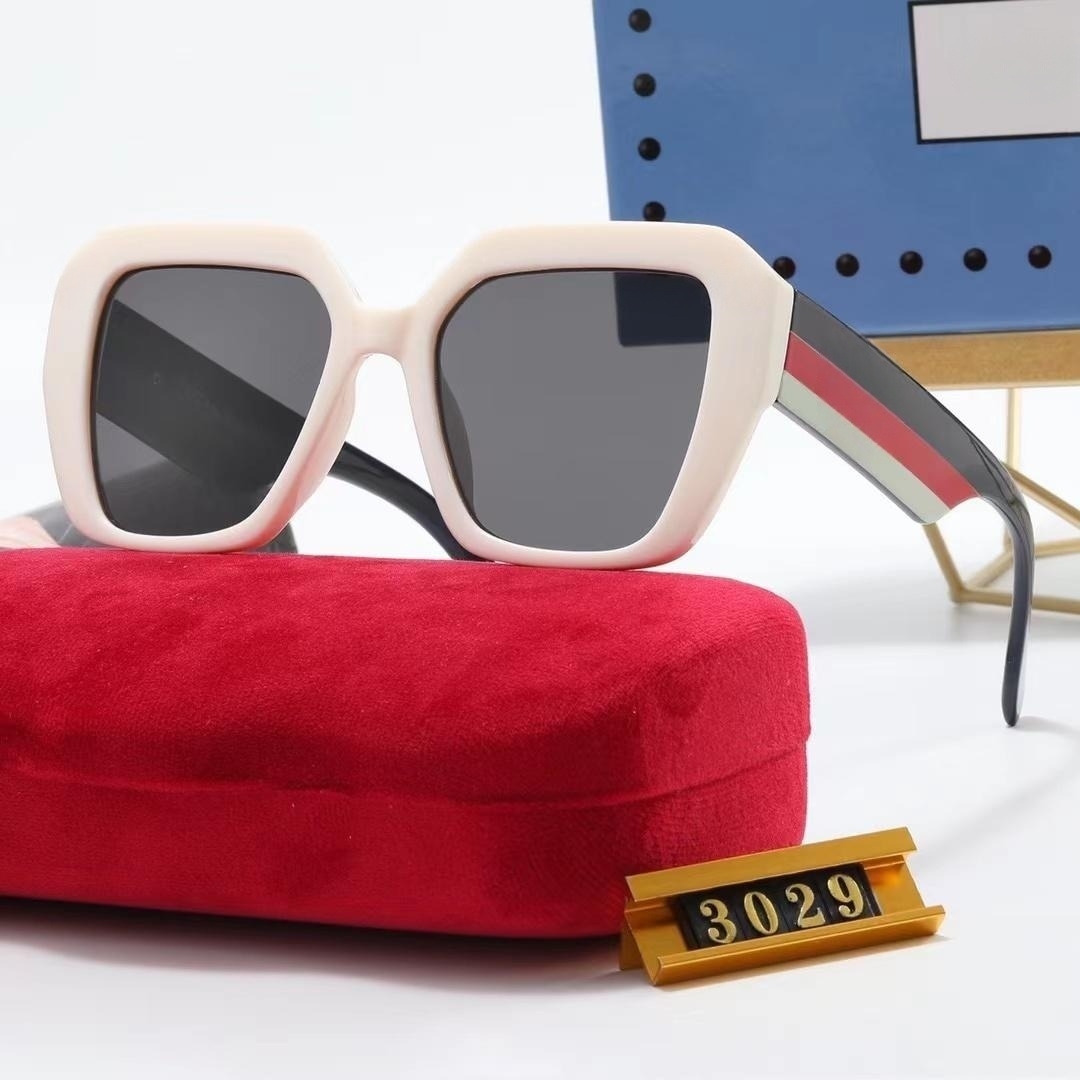 

Top luxury Sunglasses polaroid lens Big Frame designer womens Mens Goggle senior Eyewear For Women eyeglasses frame Vintage Metal Sun Glasses With Box xx
