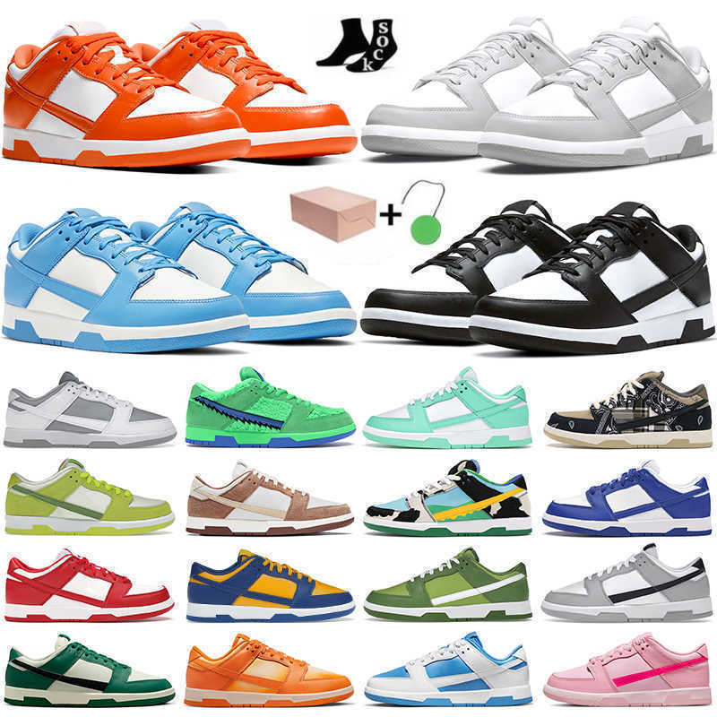 

shoes for men women flat sneakers low Panda White Black Grey Fog UNC Syracuse Green Glow Chlorophyll Triple Pink StrangeLove GAI mens, 30