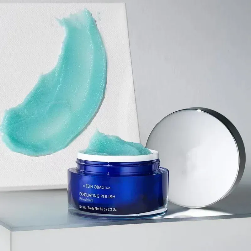 

Wholesale Zo Skin Health Exfoliating Polish 65g Skin Care Face Cream Exfoliant 2.3oz Scrubbing Creams Blue Bottle Cosmetics Fast Free Shipping Fampuse Brand