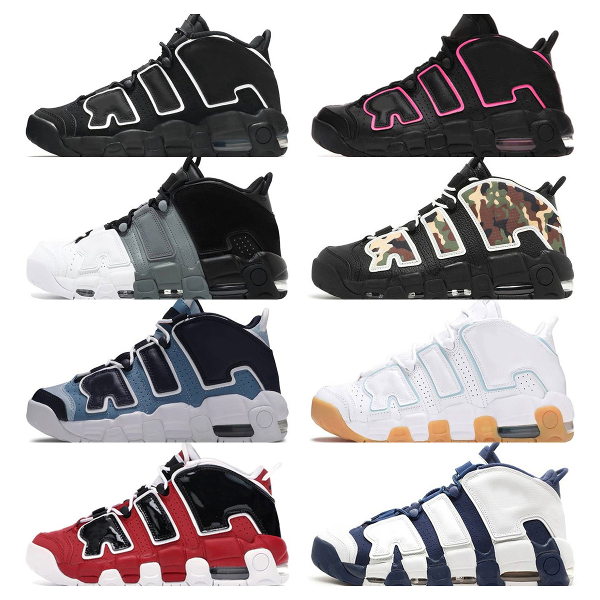 

TOP 96 More Designer Basketball Shoes casual shoes Uptempos Scottie Tri-Color Pippens Total Orange White Sunset Black Bulls University Blue Volt Trainers Sneakers, Color-21