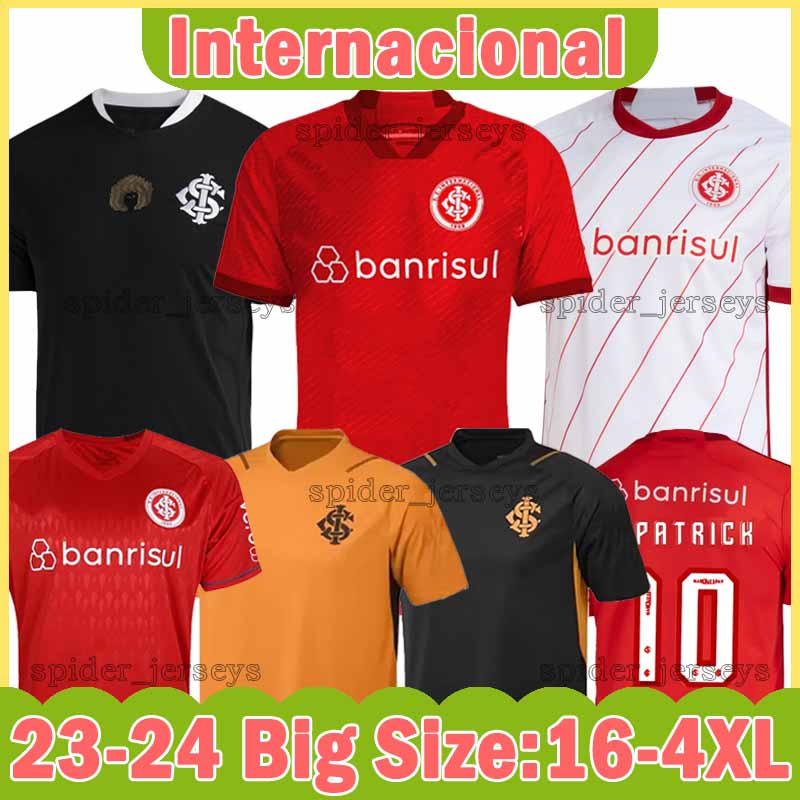 

2023 2024 SC Internacional Soccer Jerseys Fans player version Brazils sport Camisa GUERRERO T.GALHARDO Pink October goalkeeper masculino feminino football shirts, Baxiguoji 23-24 home vest