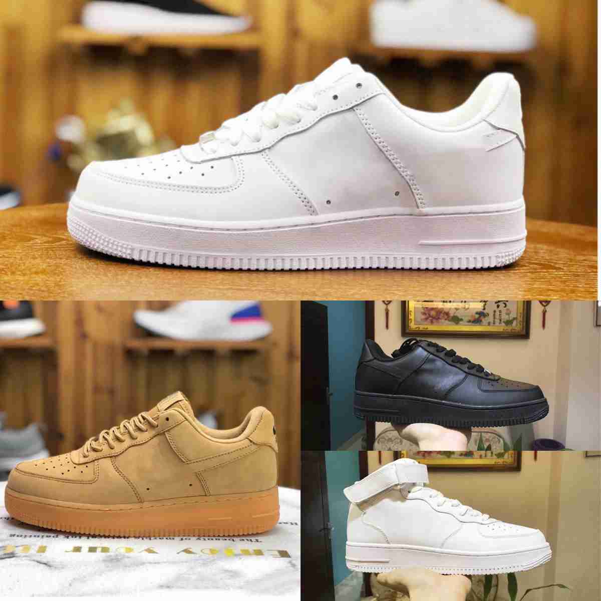 

Trainers Airforce 1 Classic Running Shoes One Skateboarding Triple White Black Wheat Airs Ones High Low Cut Runner Forces 1s Original Skate RetroS Sports Sneakers, Please contact us