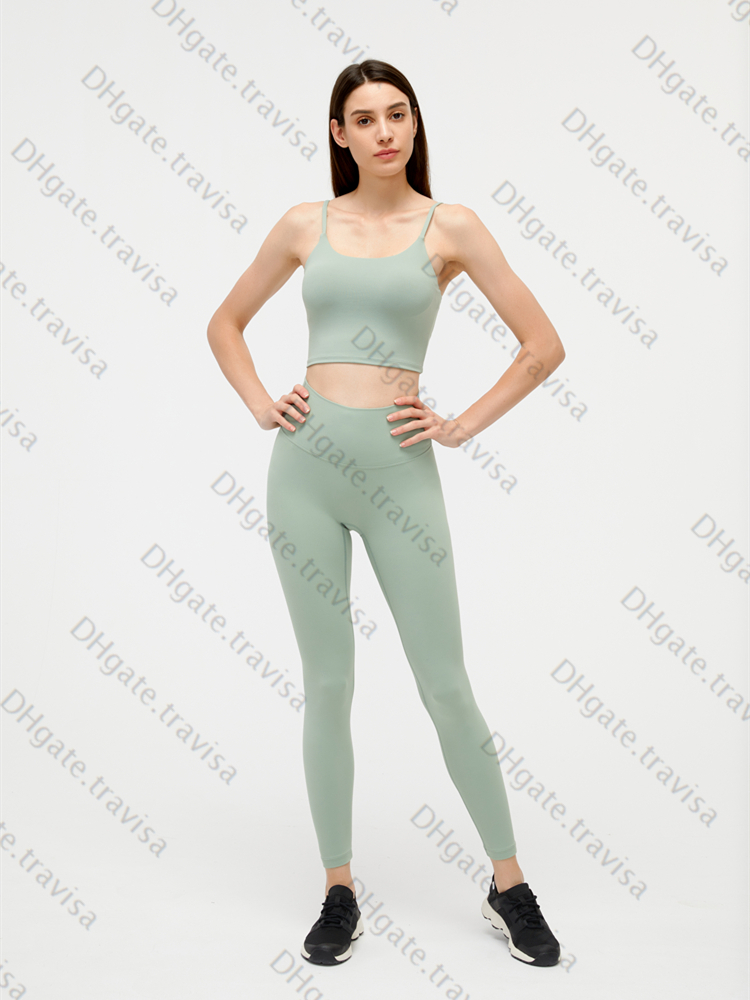 

Designer Womens align leggings top lu yoga knee length women gym legging high waist pant Elastic Fitness Lady Outdoor Sport lululemens L9K7#, #17