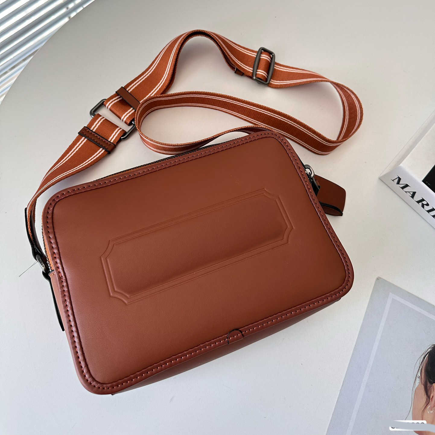 

designer Shoulder Bags unisex Luxury handbags Messenger Small Square crossbody Bag Women men Designer High Quality Real Leather Handbags 230715, Brown