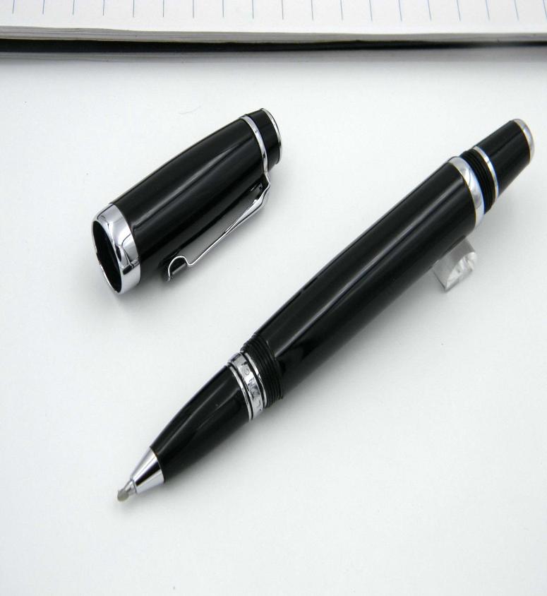 

Black Short Wrist With Diamond Clip Metal RollerBall Pen 3 RollerBall Refills9574654, Red