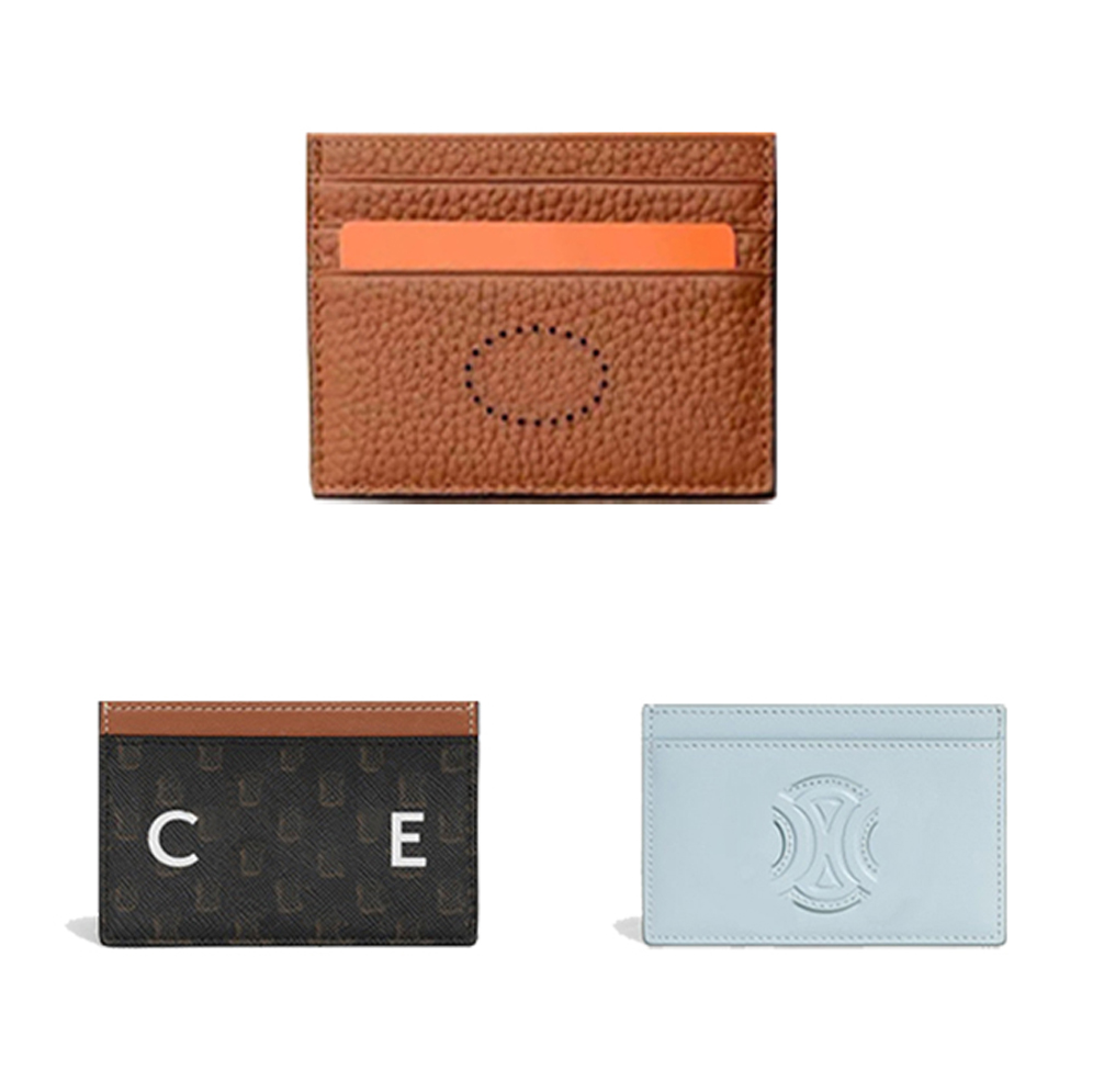 

cardholder banknote luxurys Designer Womens sheepskin Wallets card men passport Coin Purses fashion cowhide Credit Purses card lady Key Wallet Card Holders Purse, Cl-mon0gram brown