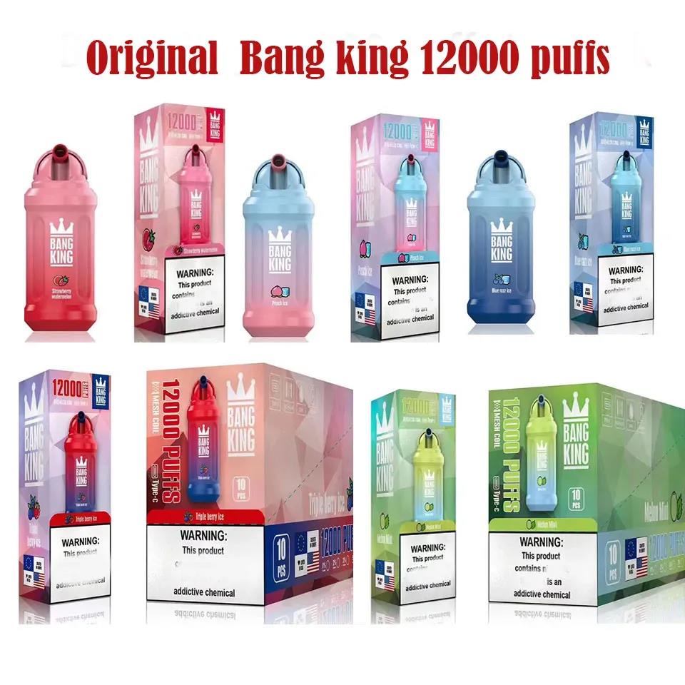 

zooy e cigarette bang king 12000 puffs vapes disposable puff 9000 randm tornado 9k puffs bar rechargeable battery 0% 2% 3% 5% vape pen kit prefilled carts pod 12k puffbar