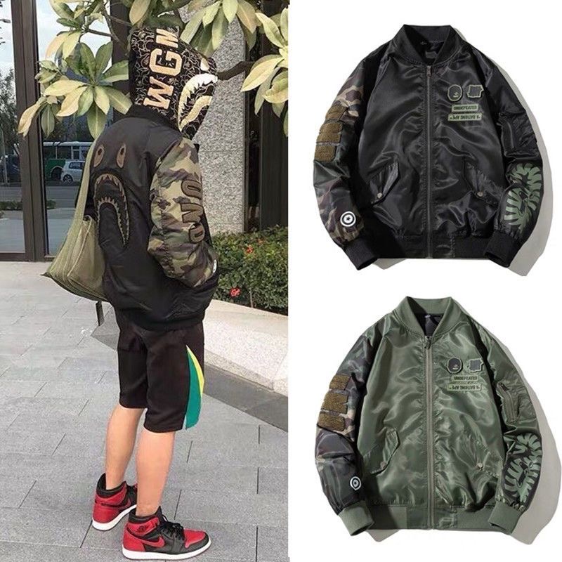 

2023 Men's Fashion Jackets Teenager Camouflage Letter Pattern Streetwear Men Jacket Coat Man Hip Hop