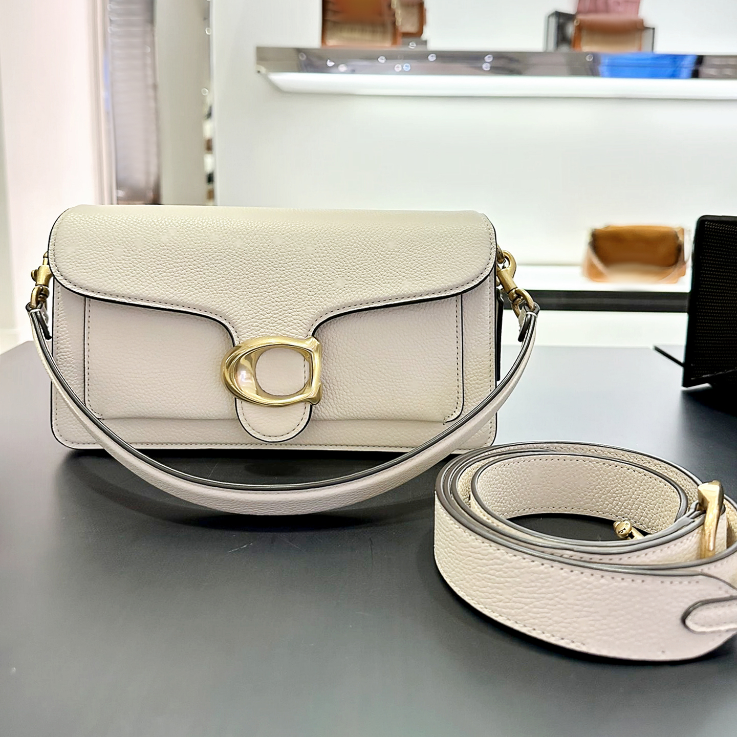 

fashion COACCH TABBY Evening shoulder Bag totes luxury Dionysian bag handbag man baguette Genuine leather tabby bags hobo hasp clutch womens travel cross body purse, Mon0gram brown