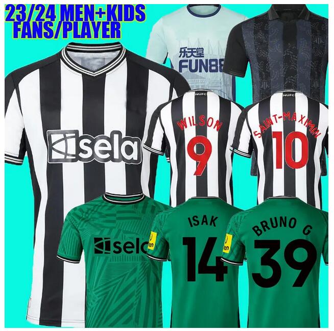 

22 23 24 Soccer Jerseys Newcastle 130 Years BRUNO G. JOELINTON ISAK 2023 2024 NUFC UNITEDS MAXIMIN WILSON TRIPPIER Football Shirt top Men Kids sets uniforms