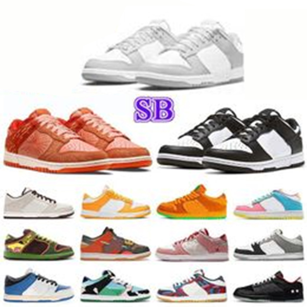 2023 New sb Casual Shoes Low Mens Womens Suede Leather Designer Sneakers Unc Blue Fog Grey Winter Solstice Black White Falts