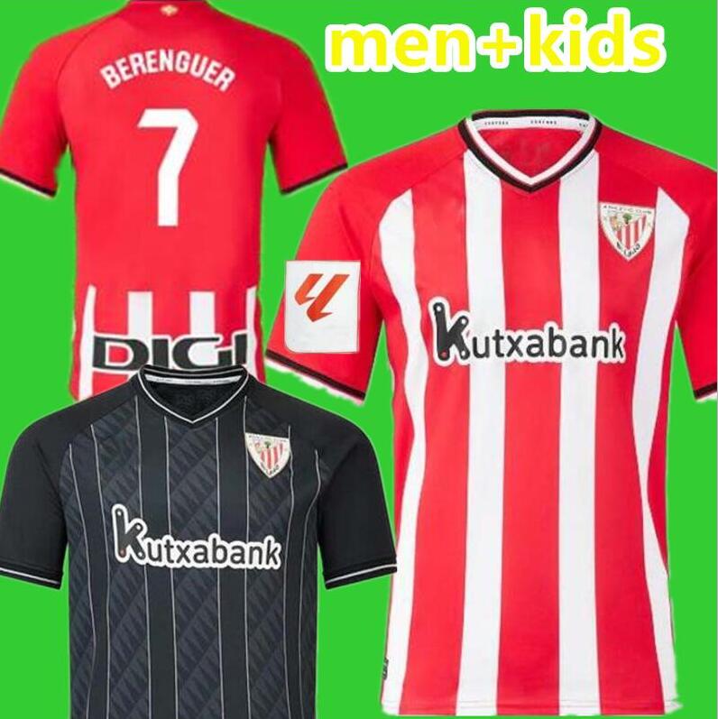 

23 24 Club Bilbao Soccer Jerseys BERENGUER 2023 MUNIAIN Athletic WILLIAMS Football shirt RAUL GARCIA VILLALIBRE camiseta Sancet third GK UNAI SIMON awa