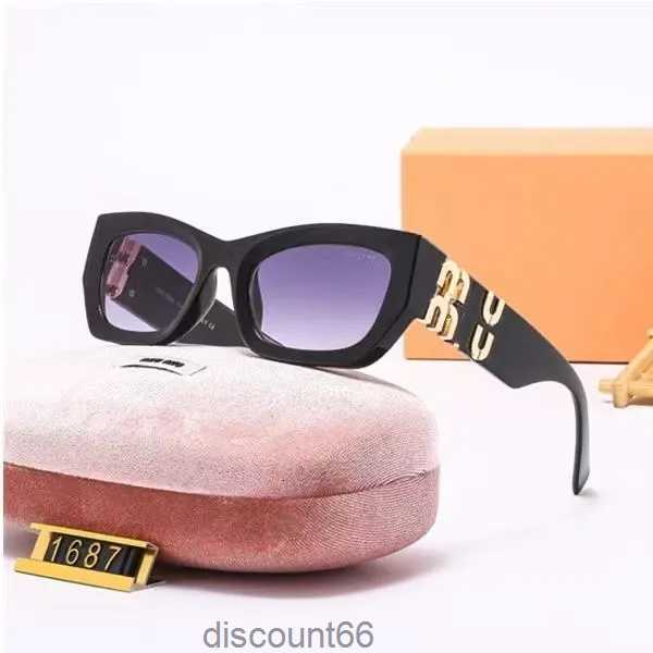 

Miao Sunglasses Elliptical Miu Sunglasses SMU09W Personalized Vintage Glasses Plate Advanced High Beauty Miu62Z9