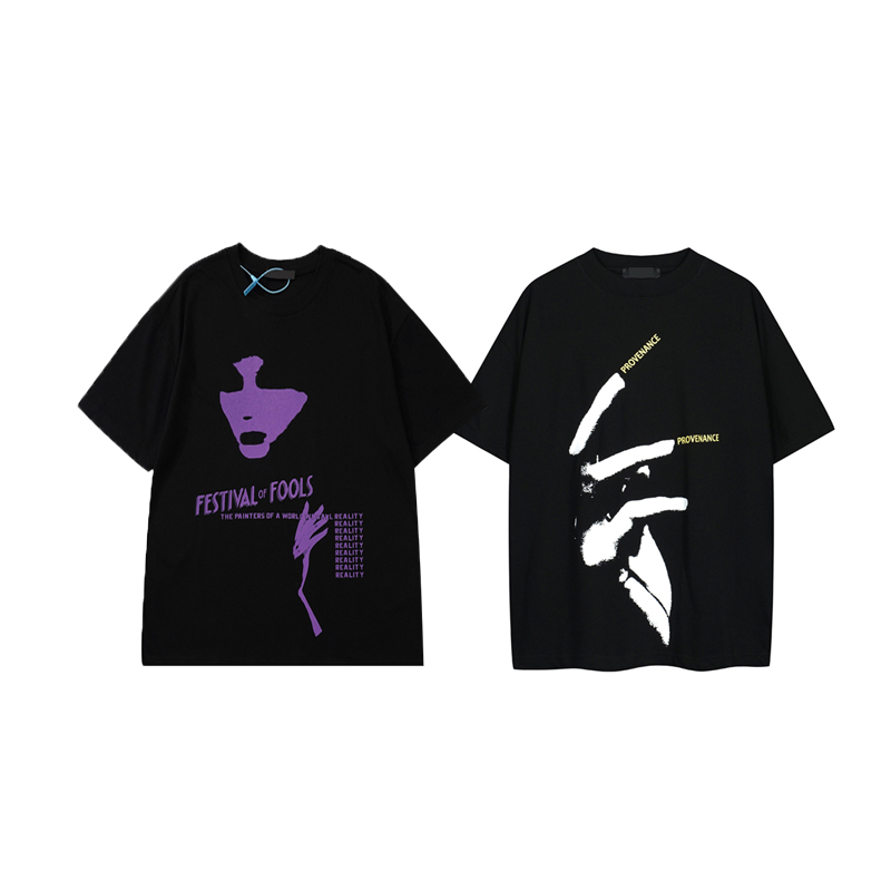 

23ss Summer Oversize Tee t shirt Men Hip Hop Streetwear Casual Unisex Cotton Tshirt, 5003 white