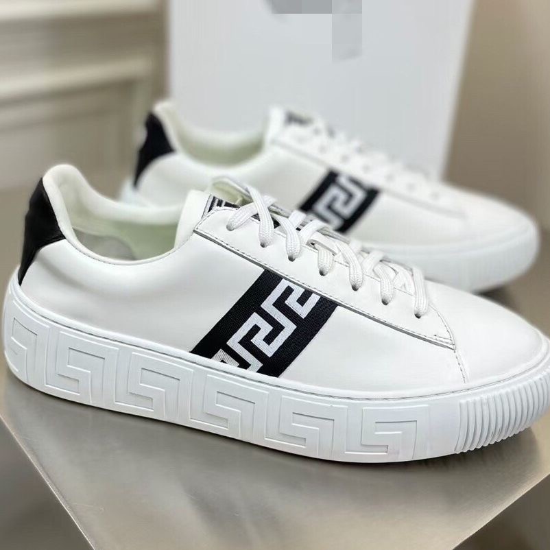 

Seashell baroque greca Sneakers designer men shoe Low-top lace-up sneaker luxury brand casual shoes Fashion Outdoor Runner trainer a4
