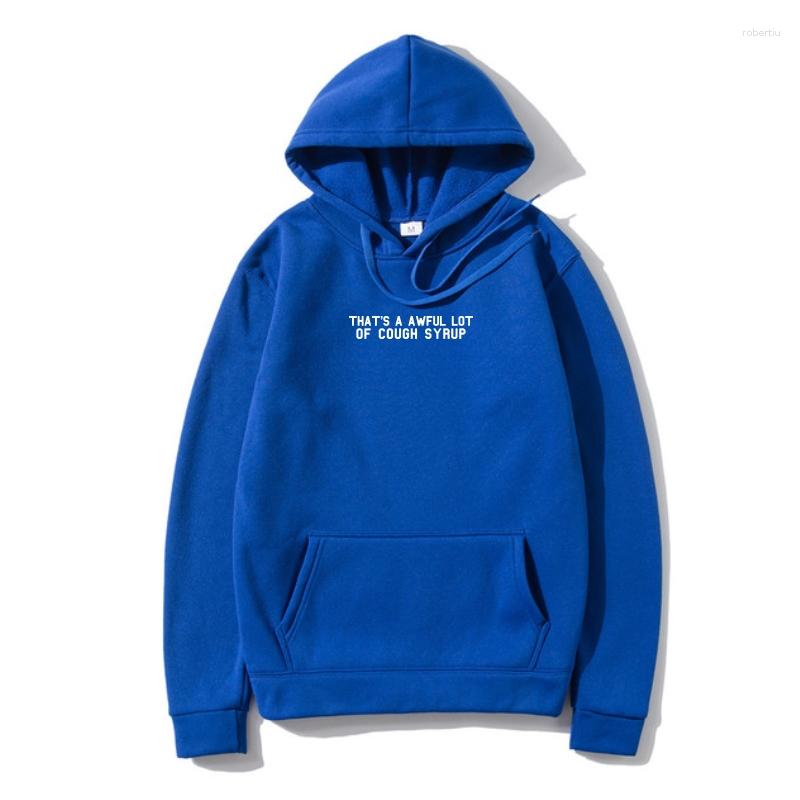 Mens Hoodies Thats A Awful Lo Of Cough Syrup Mens Outerwear Autumn S- 5XL-image-989568780