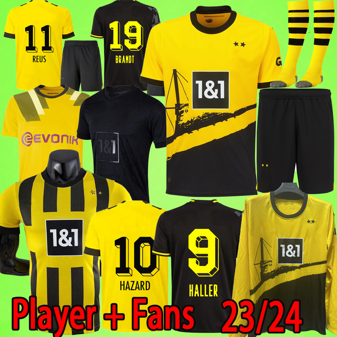 

DoRTmUNdS Soccer Jerseys Kids Kit 2023 2024 BvBs Football Shirts 110 th boy Maillots 23  Fans Player version REUS HALLER BELLINGHAM BorussIa REYNA MALEN long sleeve, 110th