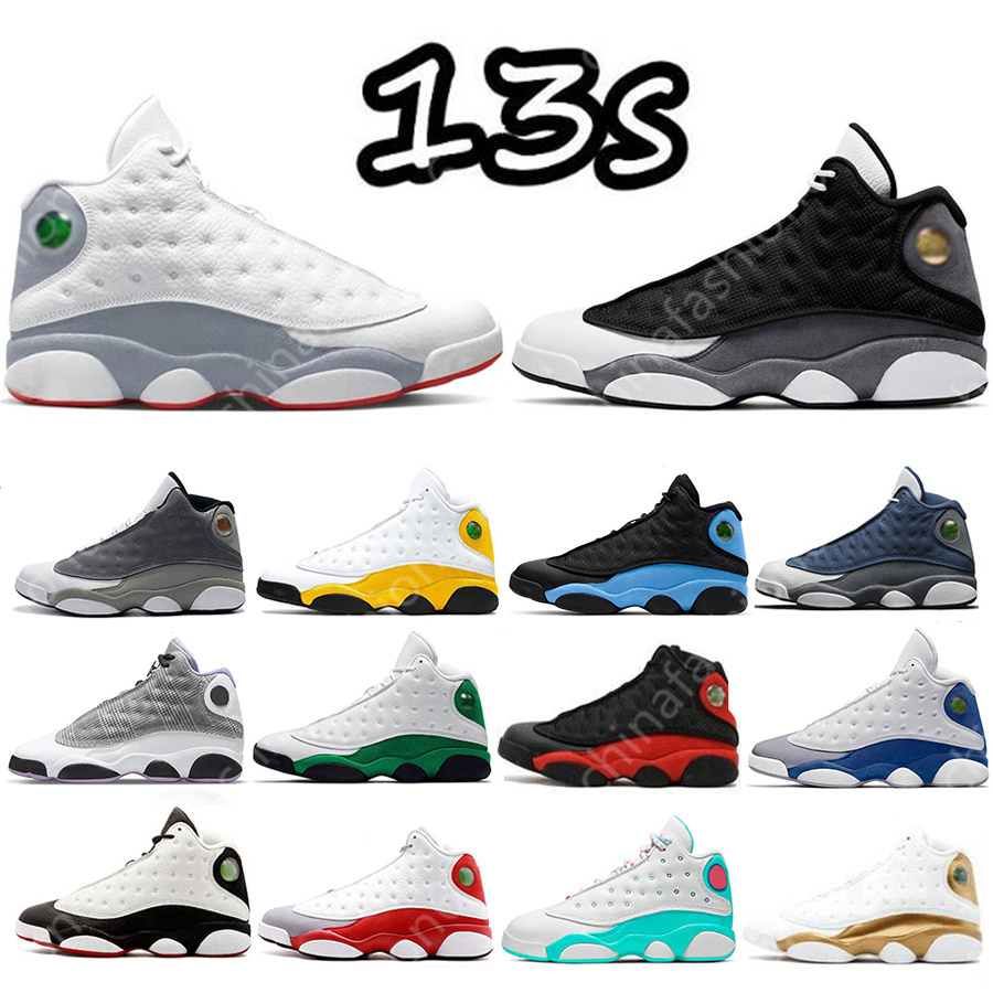 

13 13s Mens Basketball Shoes Sneakers Black Flint University Blue Wolf Grey French Dark Powder Blue Starfish Chicago Island Hyper Royal DMP Women Sports Trainers, 31