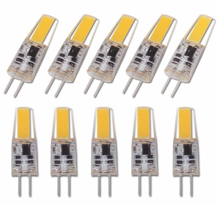 

Other LED Lighting 10pcs lot Dimmable G4 COB Lamp 6W Bulb AC DC 12V 220V Candle Silicone Lights Replace 40W Halogen For Chandelier8962522