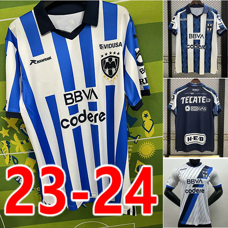 

23 24 RAYADOS MONTERREY Soccer Jerseys home away 3rd R.Funes Mori M.MEZA V.JANSSEN AKELOBA .VEGAS 2023 football shirt special maillots de futol men kids set uniform, 23-24 home