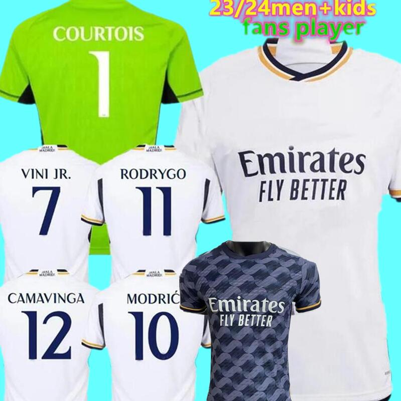 

2023 BELLINGHAM RODRGO 23/24 2024 MBAPPE soccer jerseys football shirt VINI JR CAMAVINGA ALABA MODRIC VALVERDE camiseta kids COURTOIS goalkeeper player version, 22/23