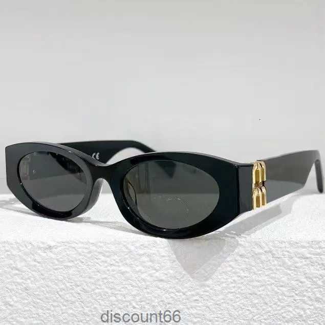 

Sunglasses Oval Frame Miu Sunglasses Anti radiation Personalized Vintage Glasses Plate Advanced High Beauty T468OHGP