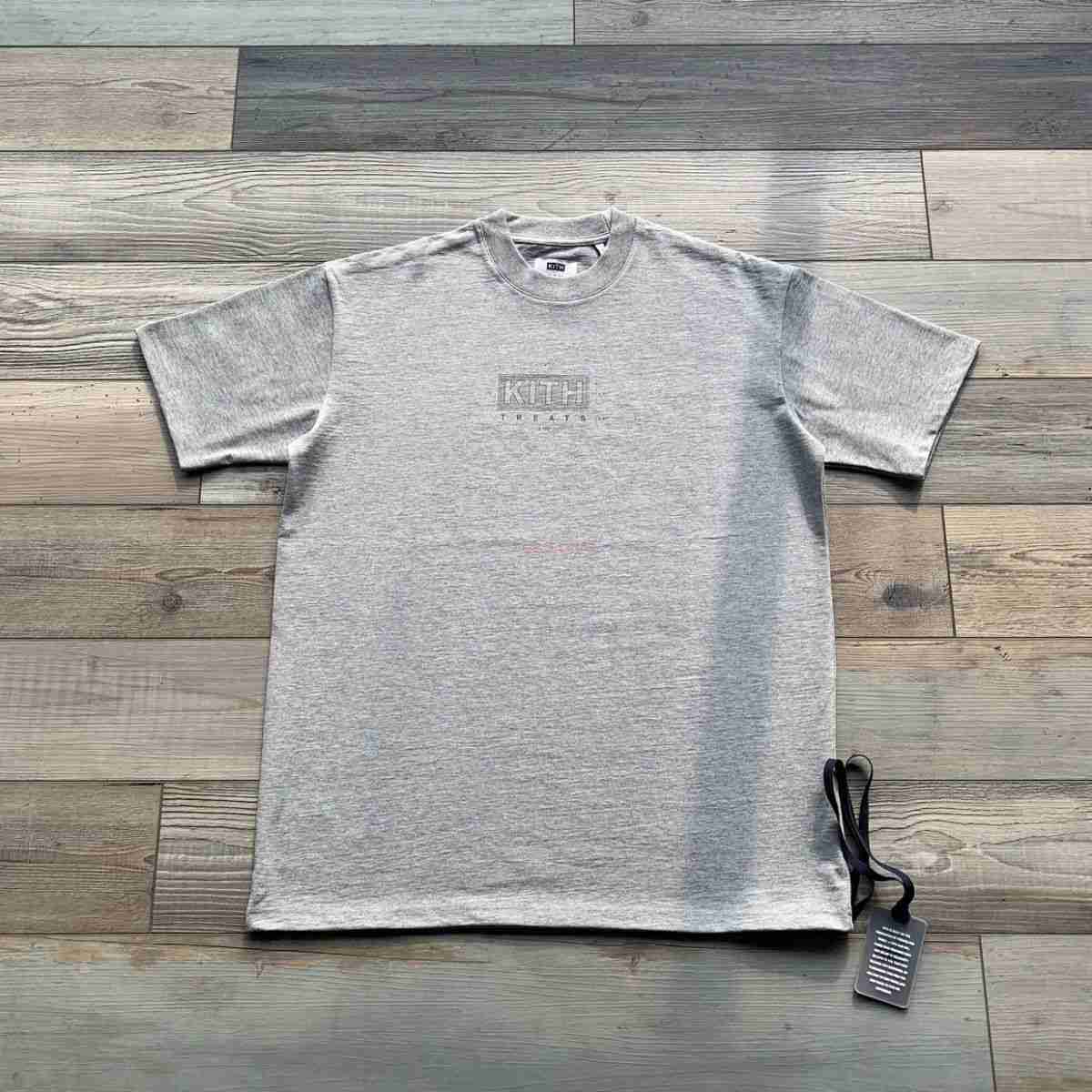 

Designer Fashion Clothing Tees Tshirts Grey Style New Good Kith 2023 New Floor Plan Couple Short Sleeved Tshirt cotton Streetwear Sportswear Tops Rock Hip hop TShirt, Gray