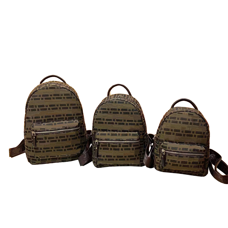 

designer Backpack for Women Canvas Backpacks in 3 sizes Hao052, Purple