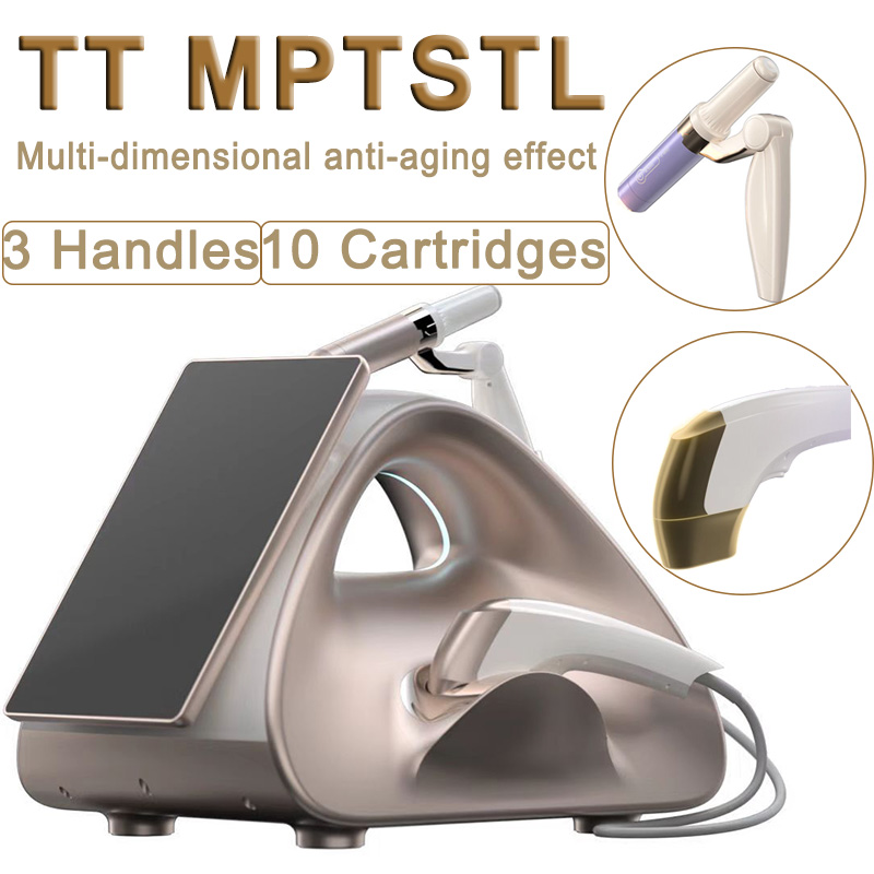 

New Technology MPTSTL TT Machine Skin Tighten Anti-wrinkle Circular Operation Ultrasound Equipment 3 Handles