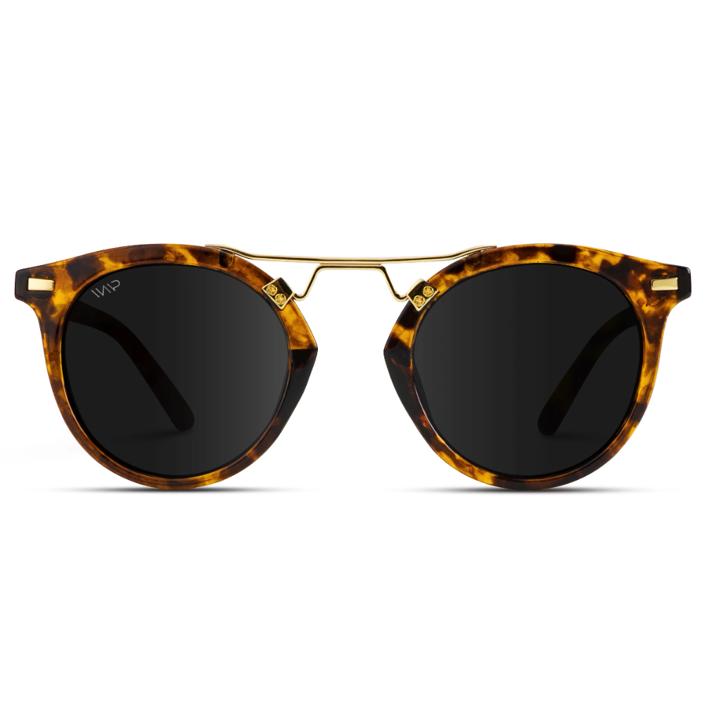 

Polarized Round Vintage Retro Mirrored Lens Women Metal Frame Sunglasses