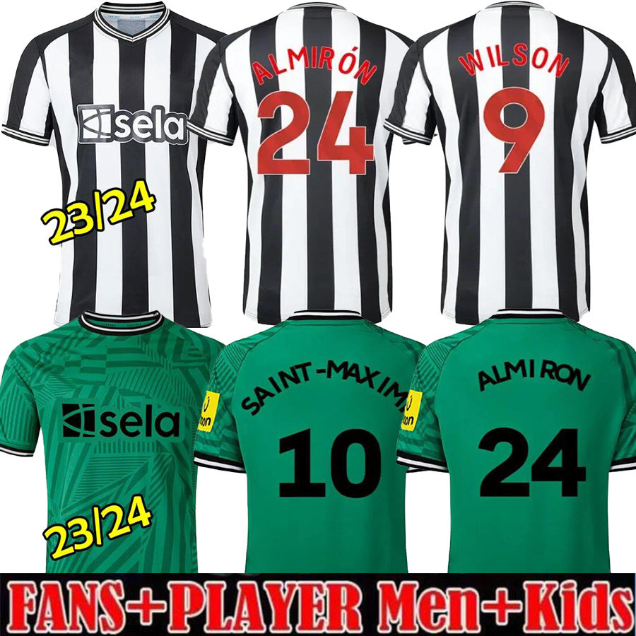 

23 24 ISAK NewcastleS United soccer jersey Player Fans BRUNO G Botman WILSON JOELINTON NUFC 2023 MAXIMIN SHELVEY TARGETT 2024 football shirt men kids kits socks, 23 24 home+ucl