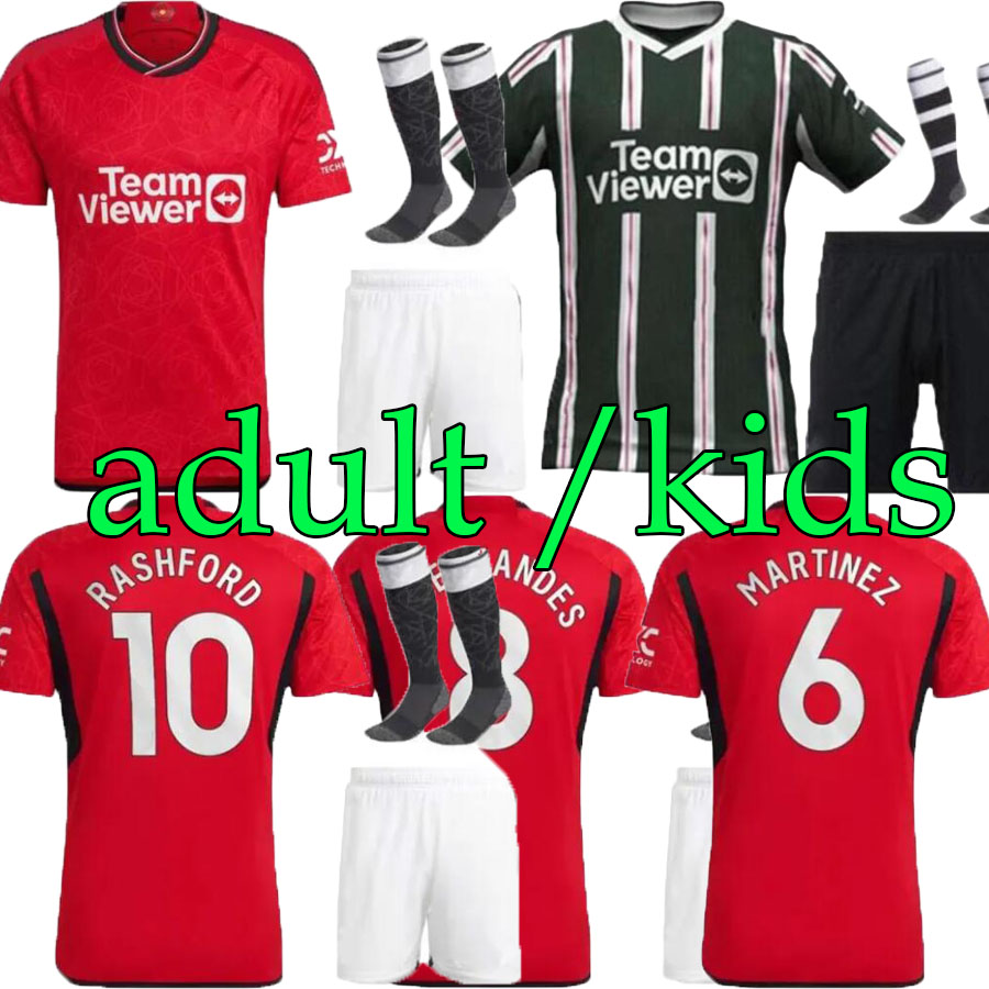 

2023 soccer jersey man uniteds ANTONY SANCHO RASHFORD 2024 MANCHESTERS U B.FERNANDES football shirts, Red