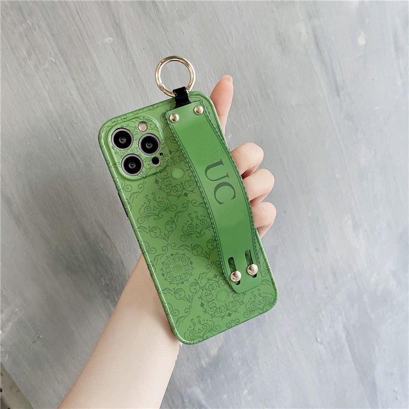 

Luxury Designer Phone Cases For Apple 7/8 X/xs Xr Max 12 13 Pro High Guality Women Hard Silicone Smartphones Cover Fashion Cellphone Case, Wrist strap