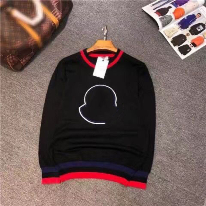 23ss mens sweat à capuche pull design sport t-shirt à manches longues logo broderie hommes pull décontracté chandails sport tee 4xl 5xl 6xl