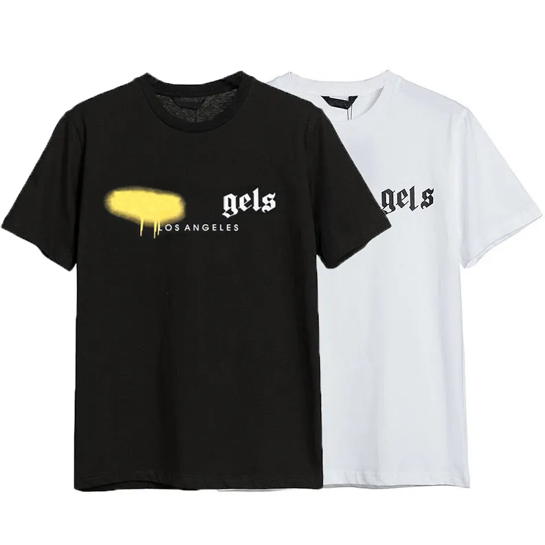 

Designer t shirt PA luxury brand clothing shirts spray heart letter cotton short sleeve spring summer tide mens womens tees, Custom