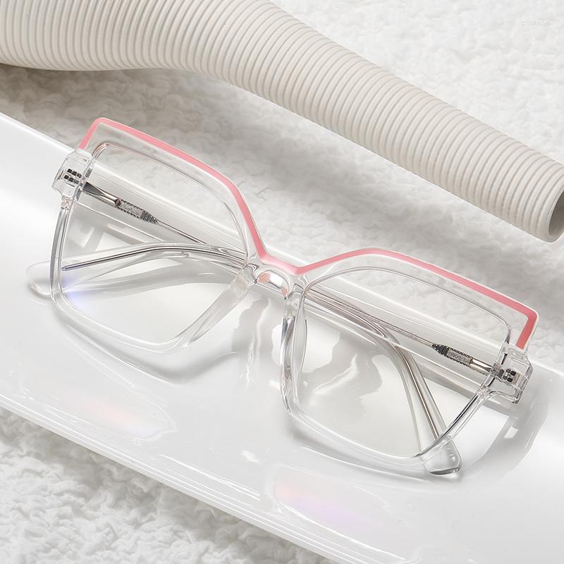 

Sunglasses Frames Alloy Frame Glasses Full Rim Eye Women Spring Hinges ShortSighted Oculos De Grau Spectacles 95977