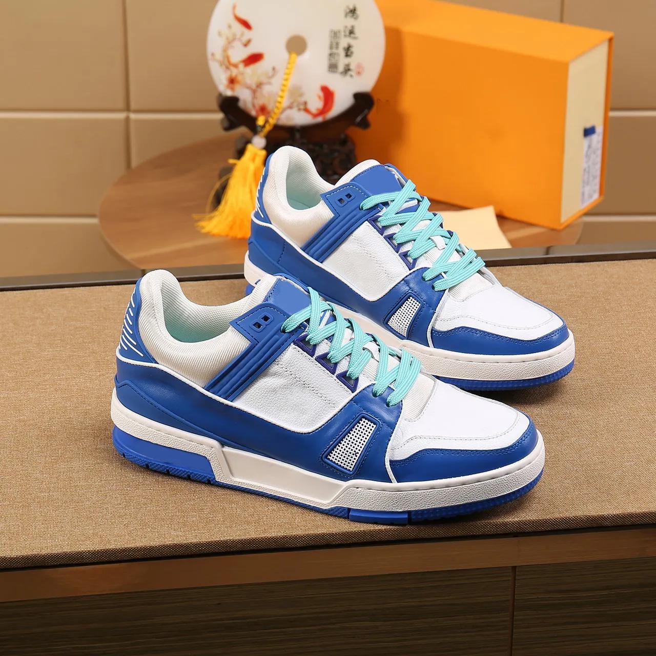 

SS 2023 Casual Shoes Trainer Sneakers Multi-Color Composition Mens Designer Low Fashion Genuine Leather Making Original size 38-46, Photo color