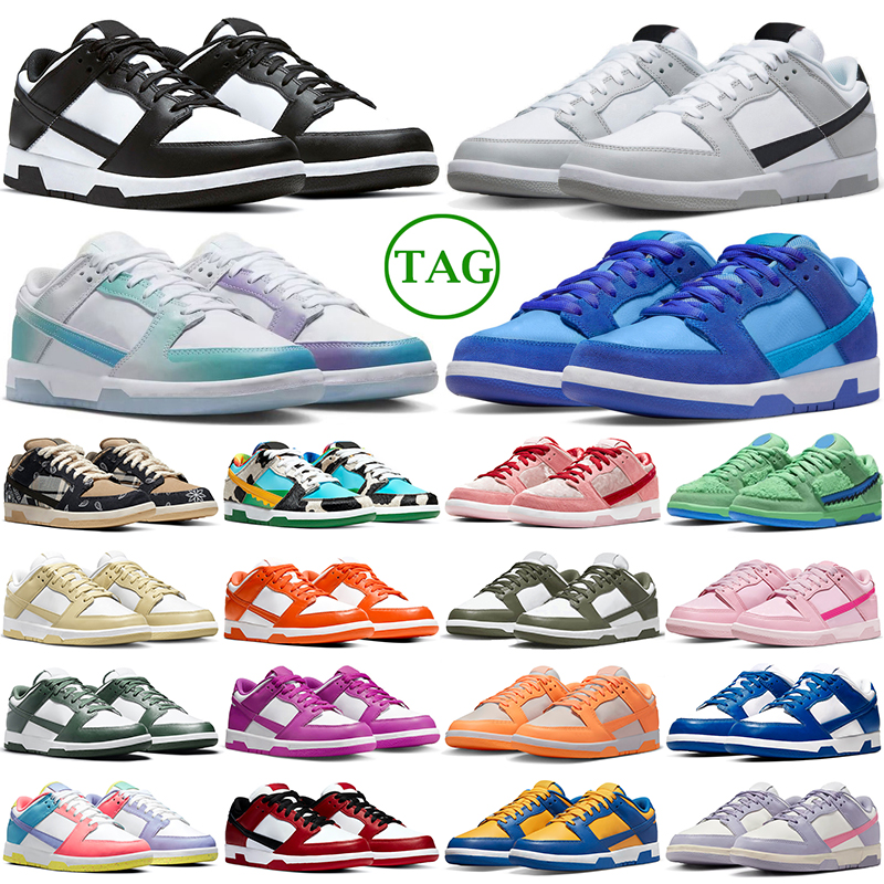 

Panda running shoes for mens womens shoe Grey Fog Black Sanddrift Unlock Your Space Pink Foam trainers sneakers runners, 49