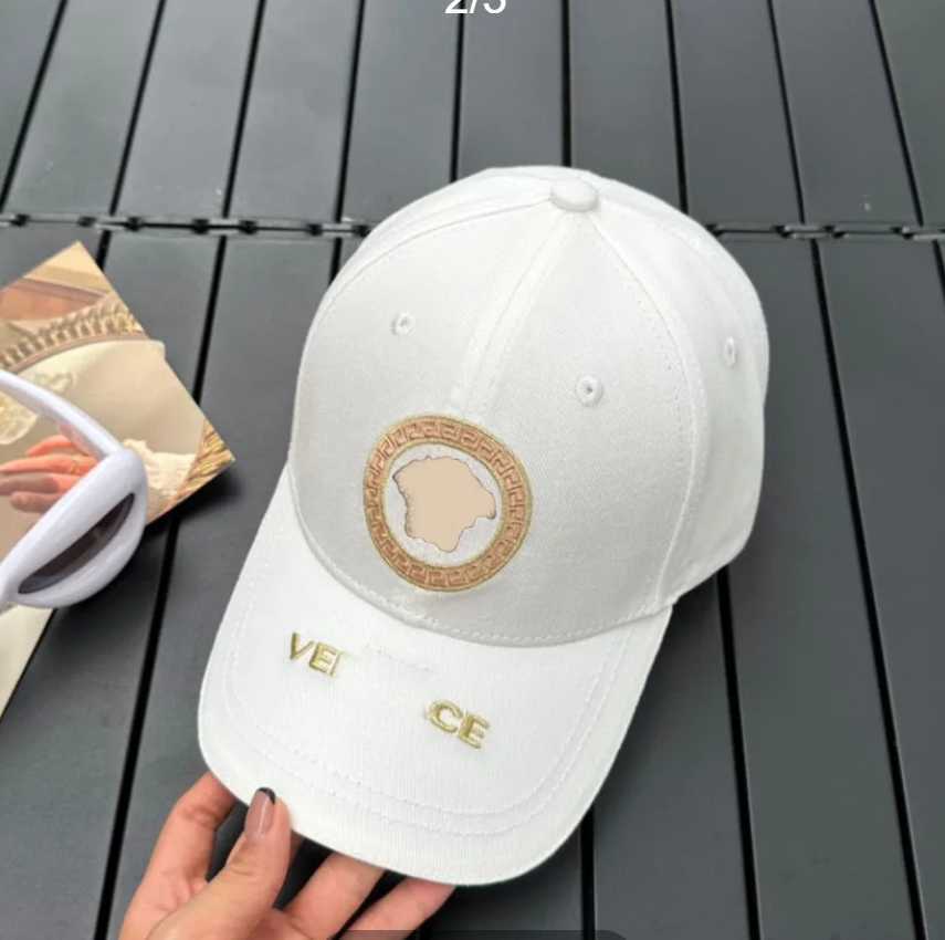 

Designer Versage Hat Vercace Cap Baseball Cap Men's High-end Fashion Net Red Hat Children's Letter Embroidery White Sport 2023