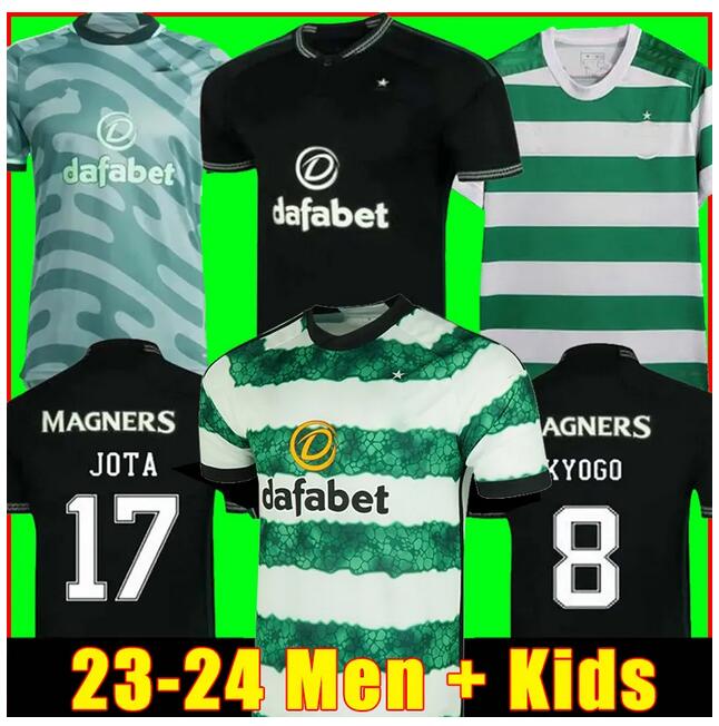 

23 24 Celtic FC Fourth Soccer Jerseys fans player version KYOGO McGregor AJETI Giakoumakis Daizen Carter-Vickers 2023 2024 FORREST JOTA Men Kids Kit Football Shirts, Kids size