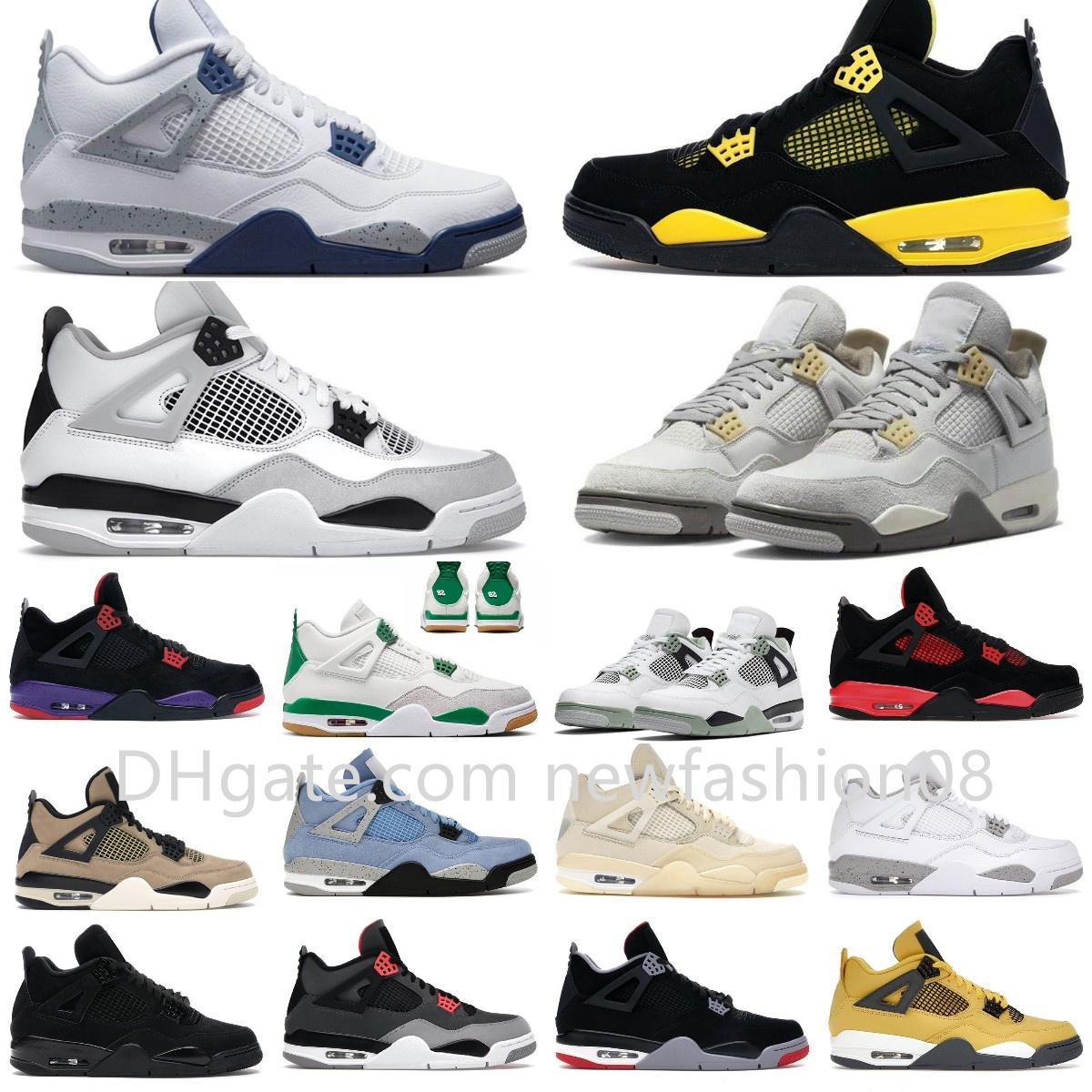 

Jumpman 4 4s Retro Mens Basketball Shoes Craft Military Black Red Thunder University Blue White Oreo Sail Bred Black Cat Pine Green Trainers Designer Sneakers Size 47, Bubble column