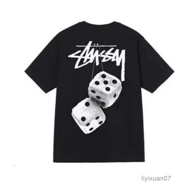 

stussys t shirt Ins Fashion Mens Designer Tees Ice Cream t Shirt Summer Casual Short Sleeve Breathable Dice Print Round Neck Tops Tshirt Luxury 13 4BD1, 21