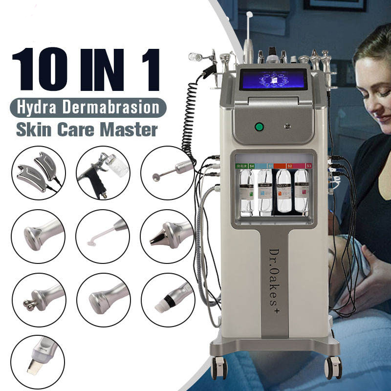 

DR Bubble 10 in 1 machine Hydra Facial Microdermabrasion Hydro Machine For Skin Care Tightening Aqua Peeling Face Cleansing In Spa