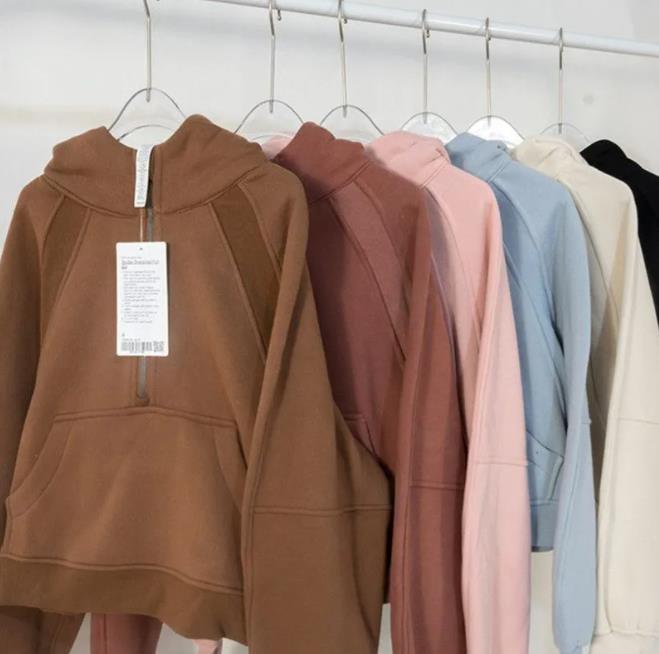 

Designer womens hoodies Yoga Suit pullover sweatshirts Yoga clothing Oversized ladies hoodie sports round neck long sleeve