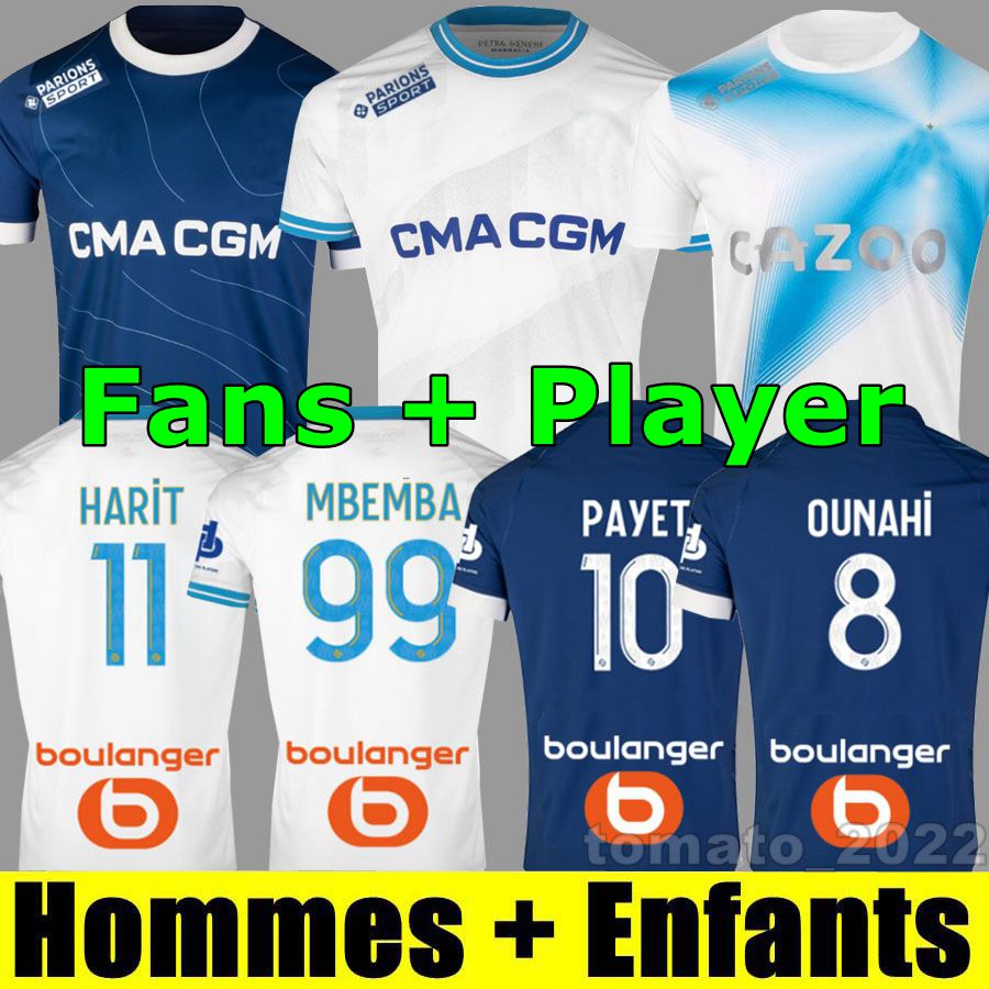 

S-4XL 23 24 soccer jerseys 2023 2024 MarseilleS maillot foot CUISANCE GUENDOUZI ALEXIS PAYET CLAUSS football shirts men kids VERETOUT Under NUNO HARIT L SUAREZ, 23 24 away kids