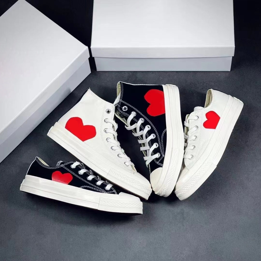 

designer classic casual men womens 1970 canvas shoes star Sneaker chuck 70 chucks 1970s Big eyes red heart shape platform Jointly Name nZtF#